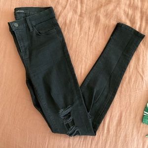 LIKE NEW J BRAND MARIA BLACK HEART